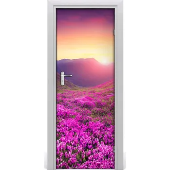 Fototapeta Fototapeta na dveře hory rododendron 75x205 cm