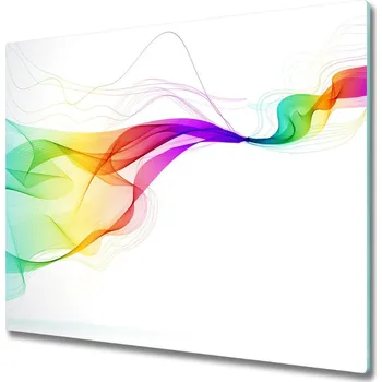 Kuchyňské prkénko Skleněná krájecí deska Barevné abstrakce 60x52 cm