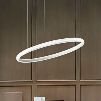 Ideal Lux - LED Lustr na lanku MIRACLE LED/37W/230V pr. 60 cm CRI 90 matný chrom