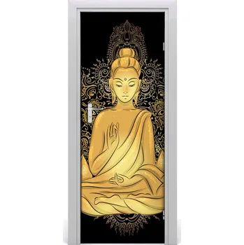Fototapeta Samolepící fototapeta na dveře Budda i mandala 75x205 cm