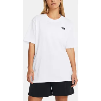 Dámské tričko Under Armour UA HW Embroid Patch BFOS 1383045-100 Bílá SM