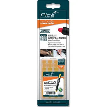 Tuhy Pica VISOR náhradní permanent žluté 4 ks / blistr