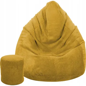 Sedací pytel Taburet vak ABC CONNECT žlutý