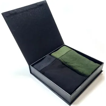 Boxerky Bamboo Basics boxerky bamboo Giftbox RICO 002 2ks - mix, L (Luxusní pánské bambusové boxerky Bamboo Basics v dárkovém balení)