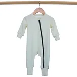 Crawler Merino overal dlouhý rukáv Krémový Velikost: 68-74/80 (6-18 měsíců)