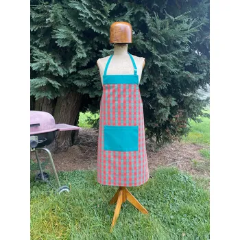 Kuchyňská zástěra Český Kanafas Skotsko Zástěra | Kostka