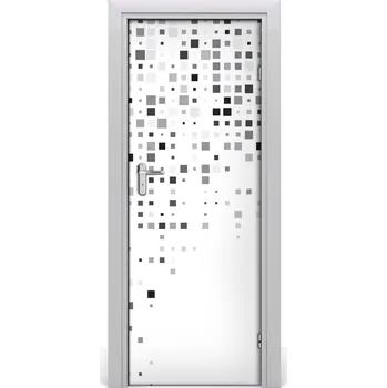 Fototapeta Samolepící fototapeta na dveře Abstrakce čtverce 95x205 cm