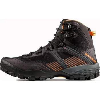 Pánská treková obuv Mammut Ducan II High GTX Men Velikost: 9,5 UK / Barva: black-dark tangerine