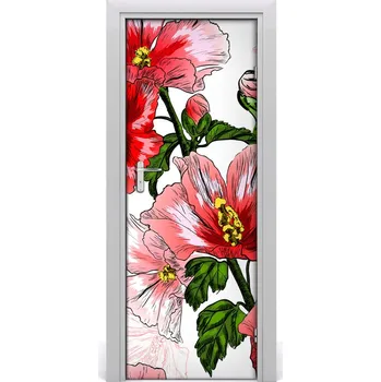 Fototapeta Samolepící fototapeta na dveře Hibskus 75x205 cm