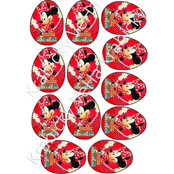 Jedlá dekorace na dort Jedlý tisk na fondánový list A4 motiv "Kinder vejce "