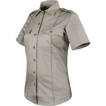 Dámská halenka Košile dámská CLASS UNIFORM krátký rukáv SILVER TAN vel.XL