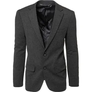 Pánské jednořadové sako šedé