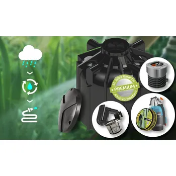 nádrž Plastová nádrž Globoline 8300 litrů s příslušenstvím Plastová jímka Globoline 8300 litrů s příslušenstvím.