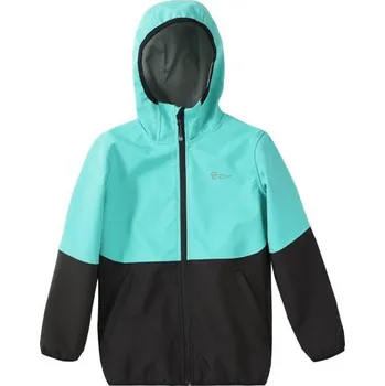 SOFTSHELLOVÁ BUNDA MINTOVÁ/ ČERNÁ HXC005 VELIKOSTI 92-128 Velikost: 110/116, Barva: Mintová