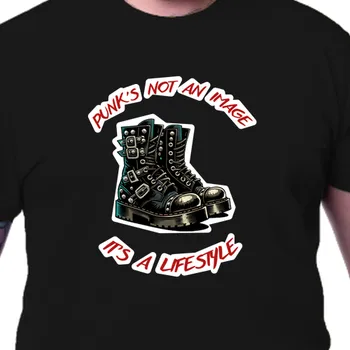 Pánské tričko Tričko Hudba | Tričko Punk’s not an image