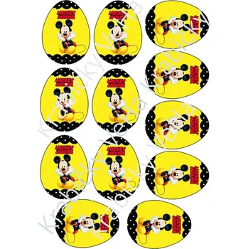 Jedlá dekorace na dort Jedlý tisk na fondánový list A4 motiv "Kinder vejce "