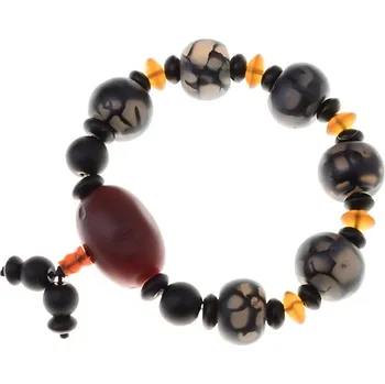 Náramek Náramek achát valounky vz. č.33