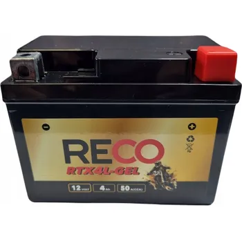 Autobaterie Akumulátor Reco RTX4L-GEL