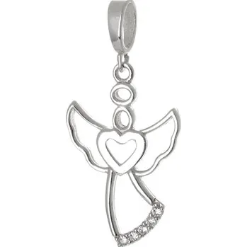 Šperk Přívěšek z bílého zlata andílek ZZ1002F + dárek zdarma