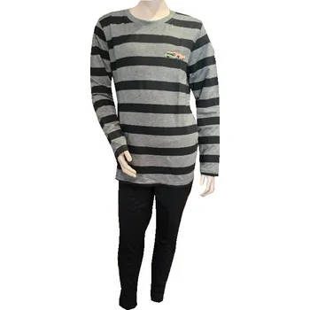 Chlapecké pyžamo xcena Pyžama bavlněné tmavě šedé Velikost: 140/146