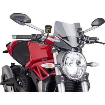 Motodíl Plexi štít PUIG NEW. GEN SPORT 7013H kouřová DUCATI Monster 821 2014-2019