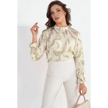 Dámská halenka Dámská plisovaná halenka PALENO béžová