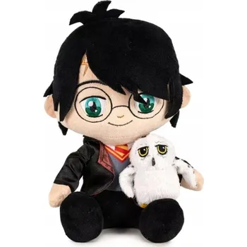 plyšák Harry Potter - Plyšová Hračka Harry s Hedvikou 25 cm 54649