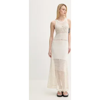 Dámské šaty Šaty Moschino Jeans 0481.3701 béžová 01X, vel. XS