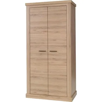 Šatní skříň Šatní skříň Amber AR1, 98 x 200 cm, dub divoký, borovice bílá, stirling