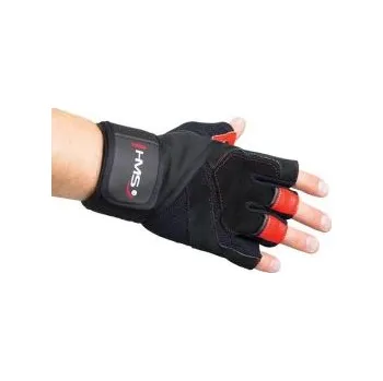 FITNESS RUKAVICE ČERVENÉ RST01 HMS