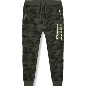 Dětská móda CHLAPECKÉ MASKÁČOVÉ TEPLÁKY TM8228 VELIKOSTI 146-176 Velikost: 164, Barva: Maskáčová/zelená