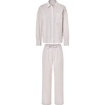 Dámské pyžamo esmara® Dámské pyžamo (béžová/bílá, XL(48/50))