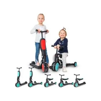 Odrážedlo Dětské multifunkční odrážedlo 5v1 WORKER Finfo - červená