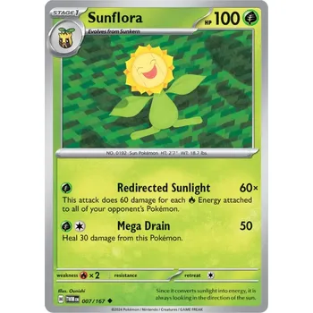 Karetní hra Sunflora 007/167 - Twilight Masquerade Typ karty: Reverse Holo