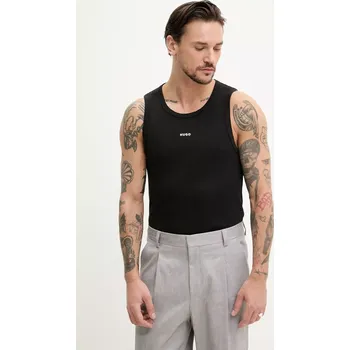 Pánské tričko Tričko HUGO černá barva, 50542089 99X, vel. XXL