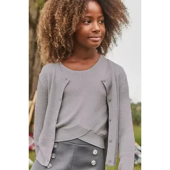 Dívčí oblečení Dětský top Mayoral 6039.8B.Junior.PPYA šedá 09X, vel. 152