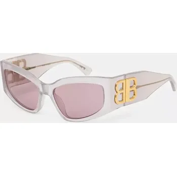 Sluneční brýle Balenciaga dámské, bílá barva, BB0321S 00A, vel. 57