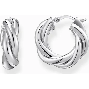 Šperk Thomas Sabo CR742-001-21 Bold - Silver Hoop Earrings 20,0 mm Intertwined design