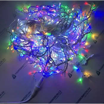 Vánoční dekorace Venkovní LED vánoční závěs 25M+ 500LED - colored