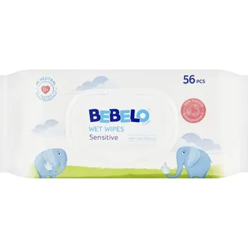 Dětská kosmetika BEBELO Wet Wipes vlhčené ubrousky 56 ks
