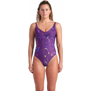 Dámské plavky Dámské plavky Arena Abyss Swimsuit U Back 38