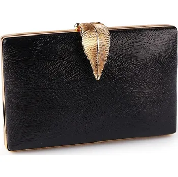 Kabelka Kabelka - psaníčko s designovým zapínáním - 3 černá růžovozlatá