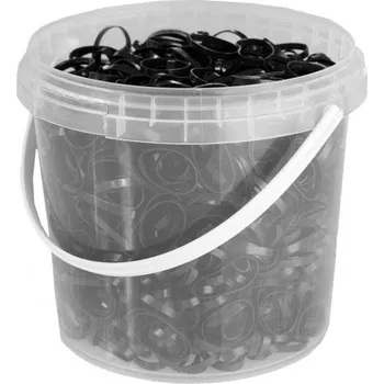 Gumičky Horze silicon 1800ks černá