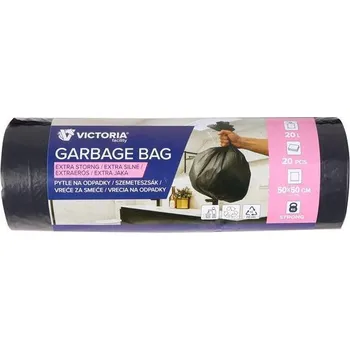 Pytle na odpadky Pytle na odpadky, 20 l, 20 ks, extra silné, VICTORIA FACILITY