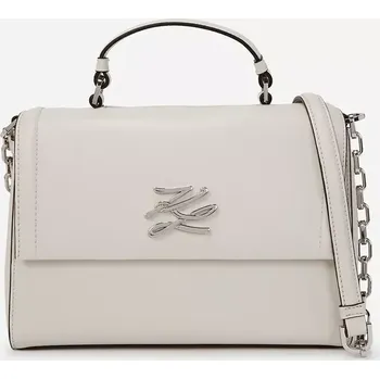 Kabelka Kožená kabelka Karl Lagerfeld A1W30170 bílá 00X, vel. ONE SIZE
