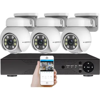 Couvací kamera 3 kamerový set AHD WN3-089A PTZ 2Mpx, CZ menu