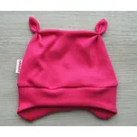 AMÁLKA Elastická zavazovací čepička, malinová Velikost: 62-68