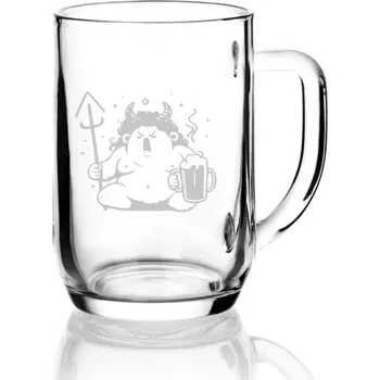 Sklenice Půllitr s motivem - VZTEKLOUN #2