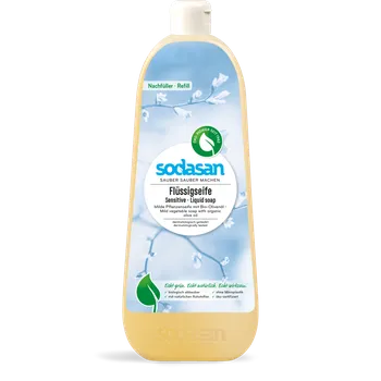 Mýdlo Sodasan tekuté mýdlo na ruce Sensitive bez parfemace 1l