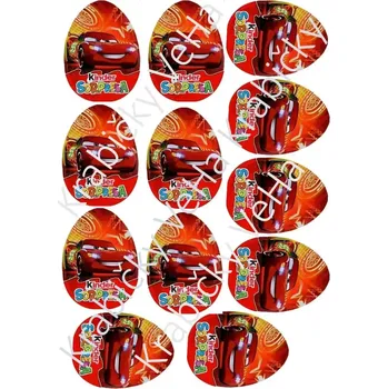 Jedlá dekorace na dort Jedlý tisk na fondánový list A4 motiv "Kinder vejce "